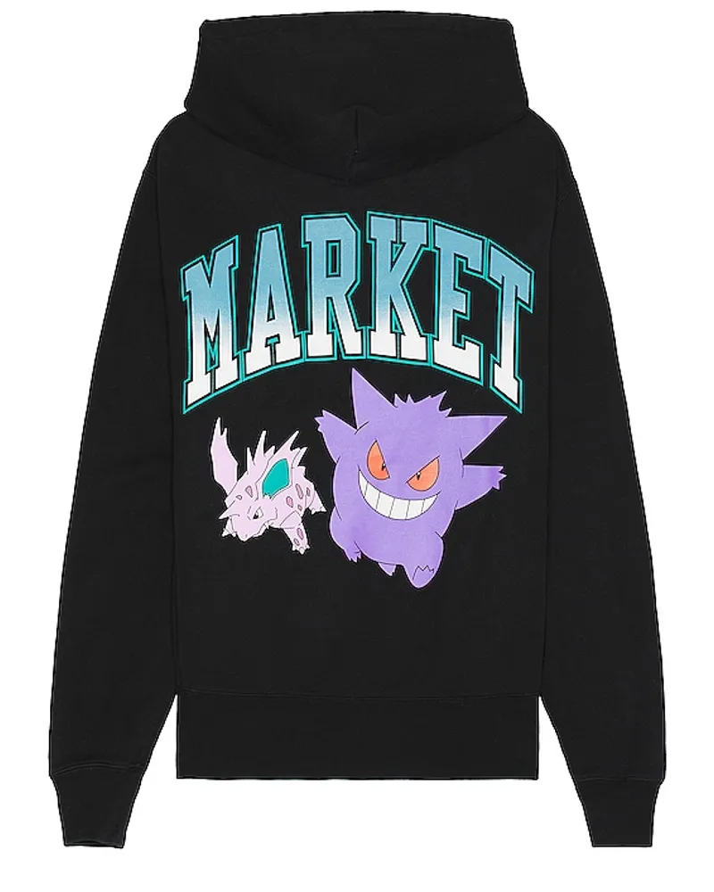 Market HOODIE in Black Black