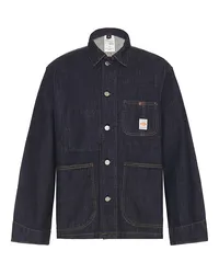 Nudie Jeans Howie Chore Jacket in Blue Blue