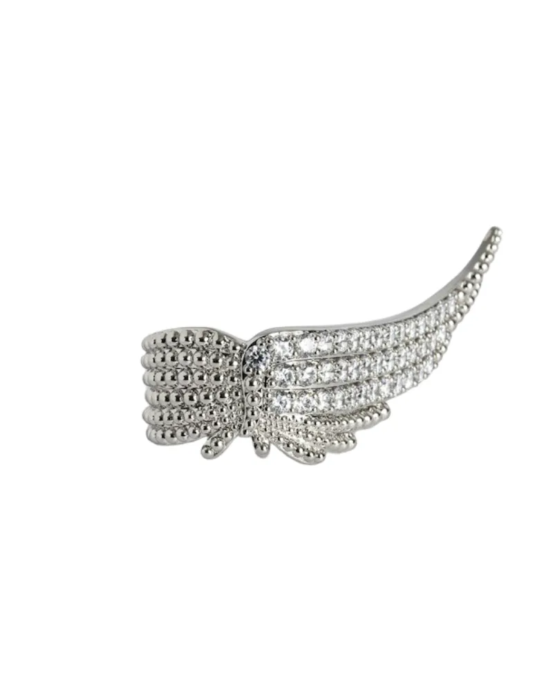 Zadig & Voltaire Ring Rock Spread Your Wings Grau