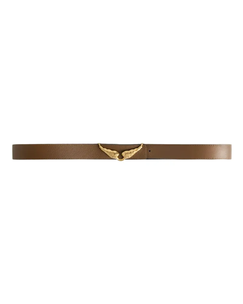 Zadig & Voltaire Rock Reversible 30mm Gürtel Braun