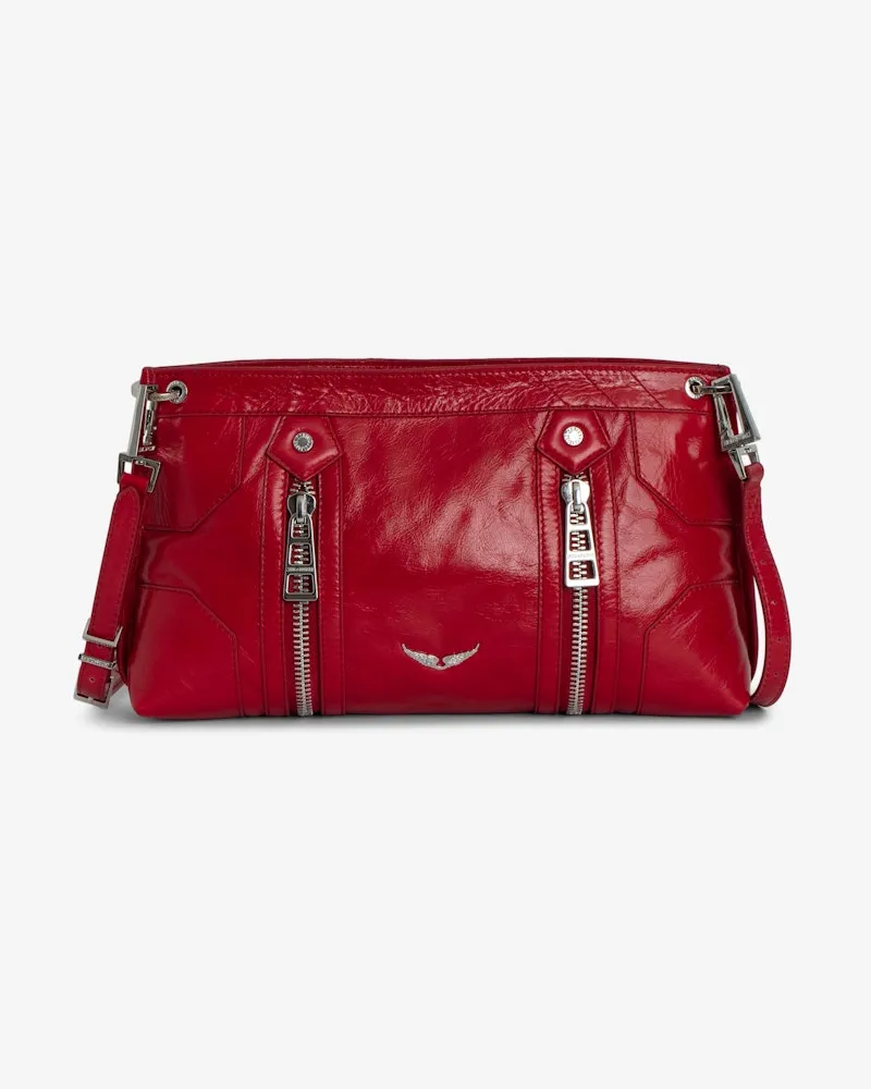 Zadig & Voltaire Sunny Moody Vintage Patent Tasche Rot