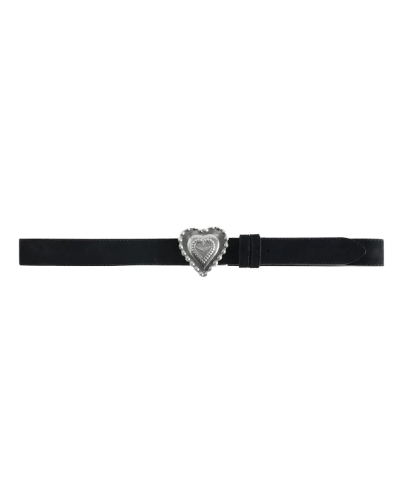 Zadig & Voltaire Gürtel Santa Fe Crush 30mm Schwarz