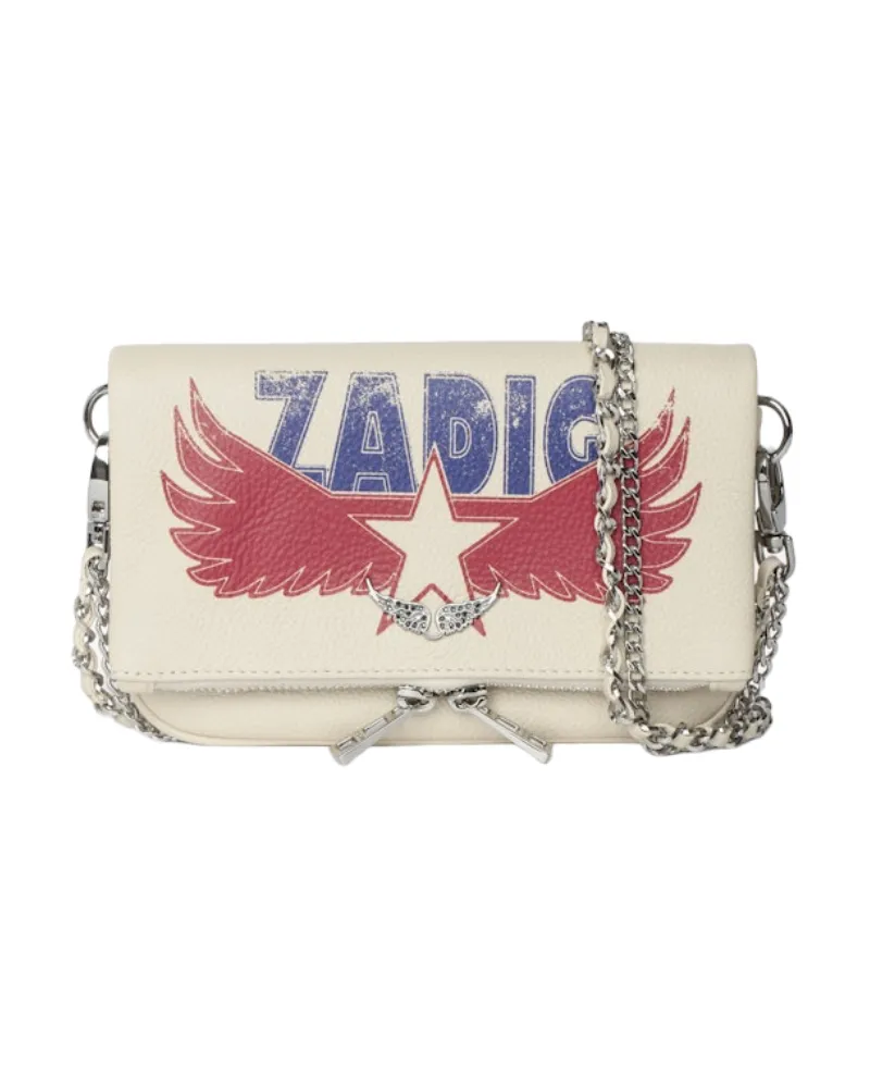 Zadig & Voltaire Clutch Rock Nano Weiß