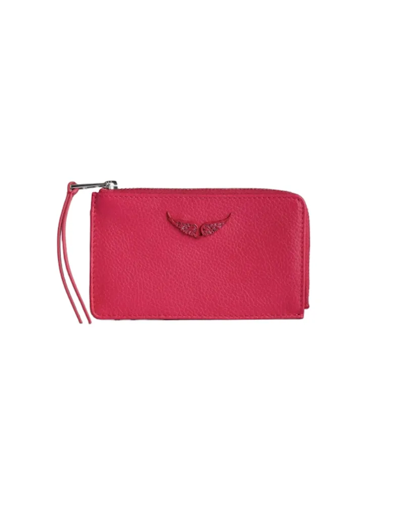Zadig & Voltaire ZV Card Kartenetui Rosa