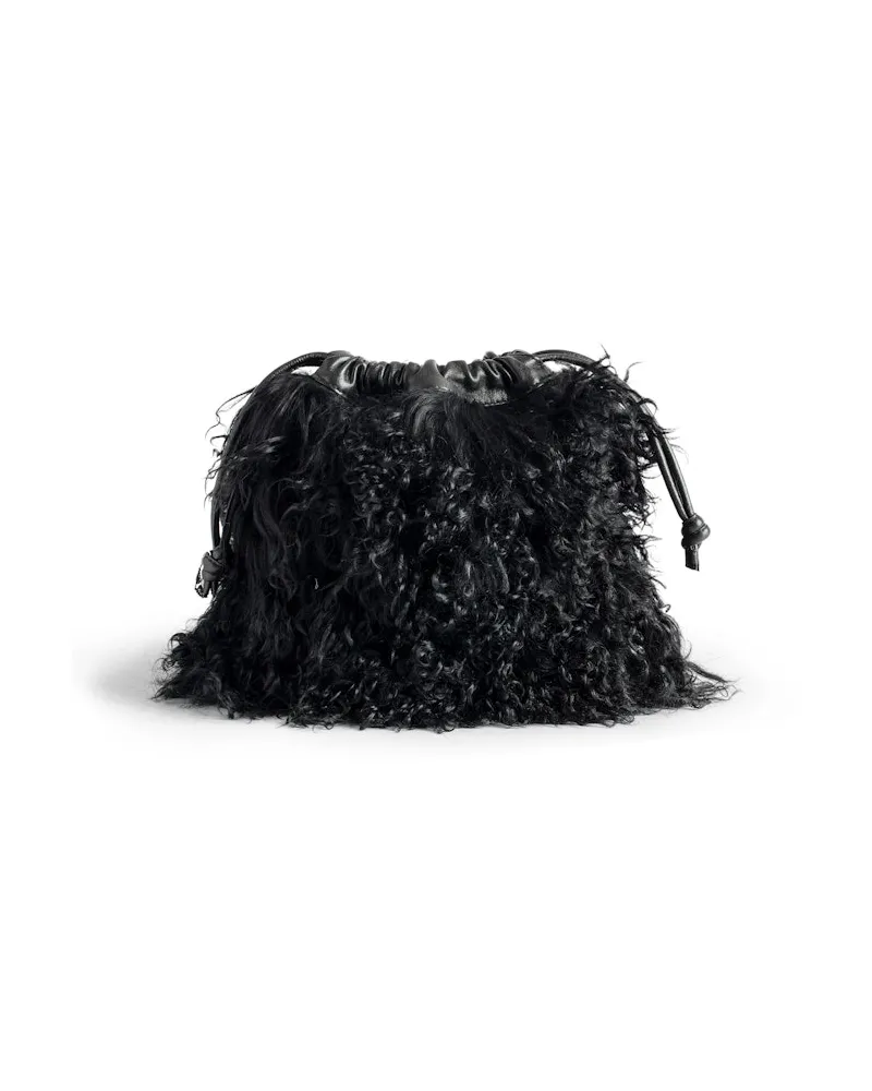 Zadig & Voltaire Tasche Rock To Go Frenzy Shearling Schwarz