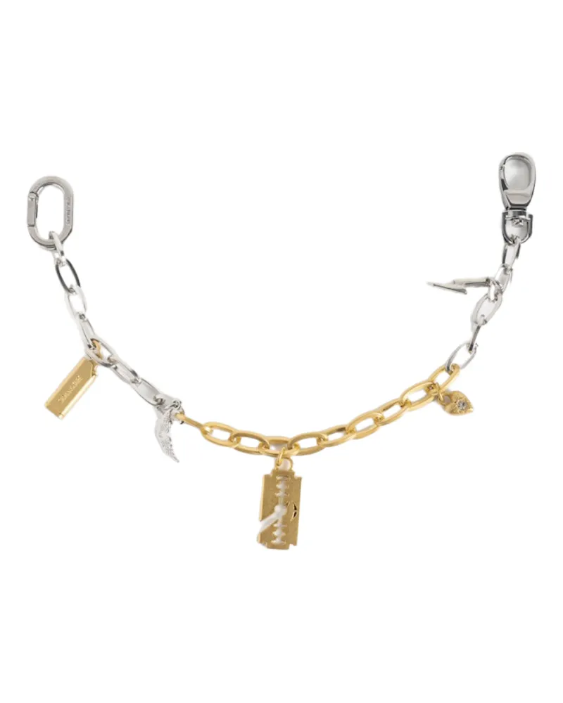 Zadig & Voltaire Chain Charms Schlüsselanhänger Grau