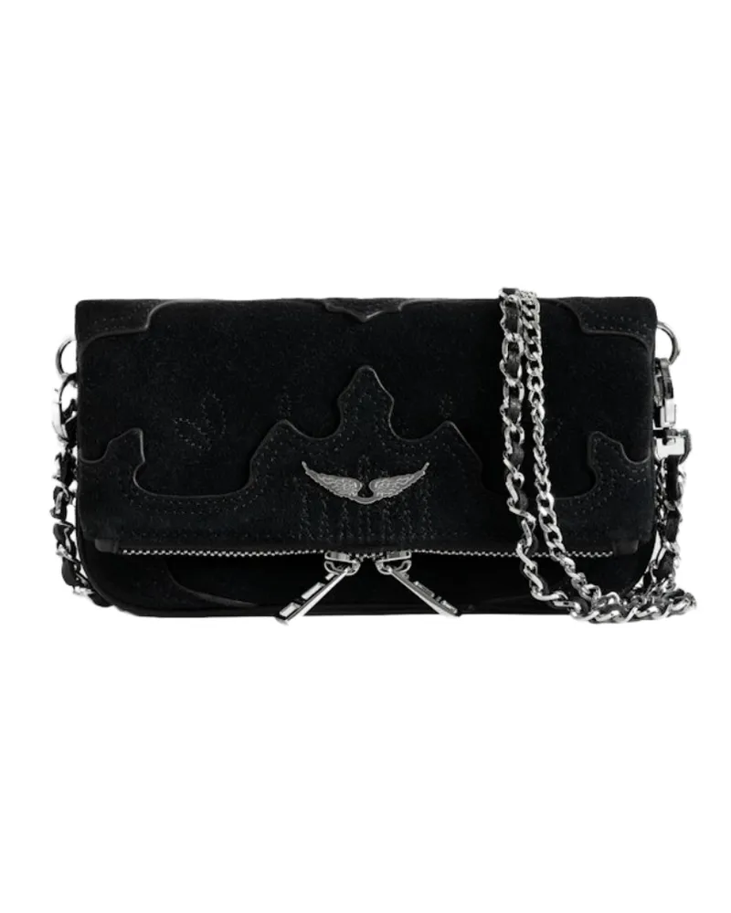 Zadig & Voltaire Rock Mini Clutch Western Schwarz