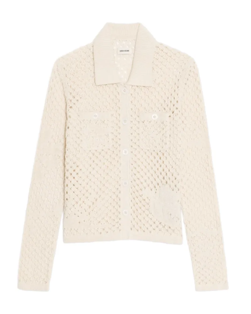 Zadig & Voltaire Cardigan Voltyz Weiß