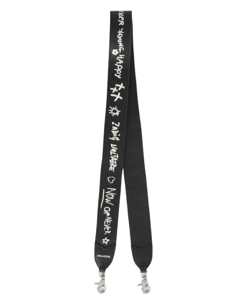 Zadig & Voltaire Schulterriemen Schwarz