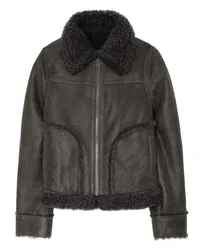 Zadig & Voltaire Lederblouson Kady Anthracite