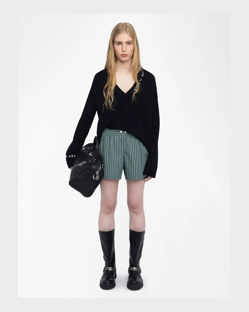 Zadig & Voltaire Short Pax Emerald