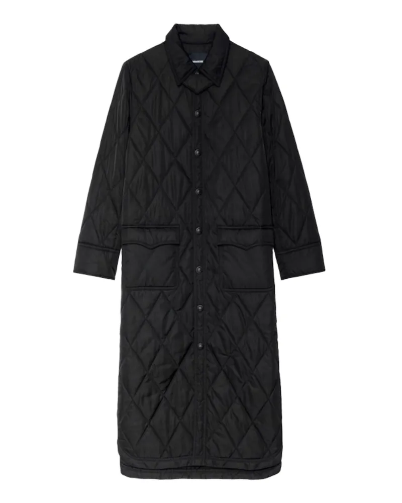 Zadig & Voltaire Parka Kina Schwarz