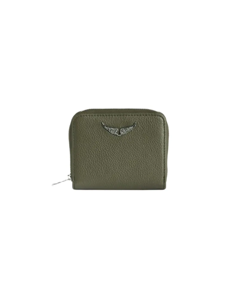 Zadig & Voltaire Mini ZV Geldbörse Grün