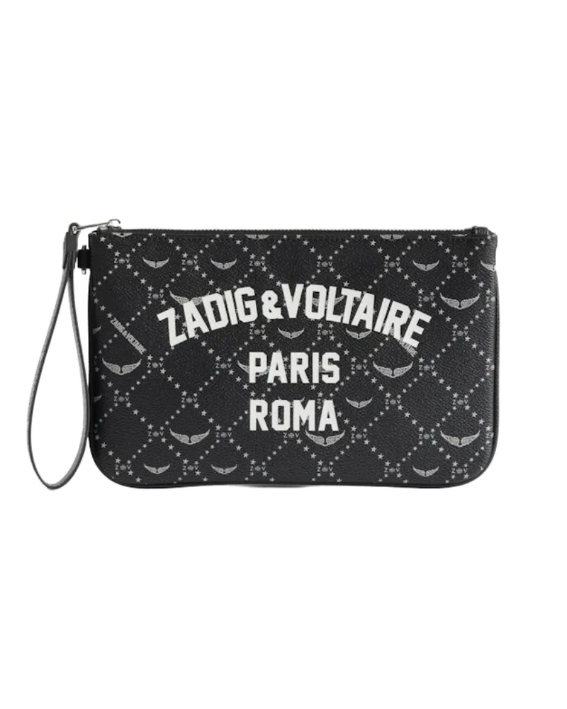 Zadig & Voltaire Z Pouch Resort Roma Clutch Schwarz