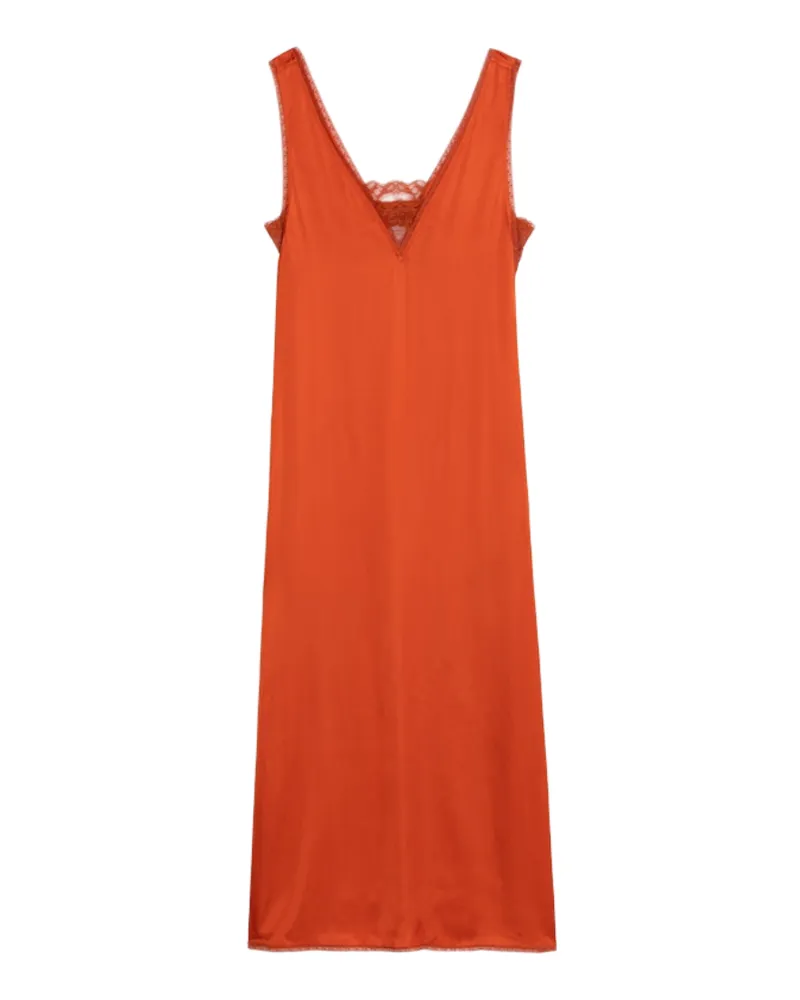 Zadig & Voltaire Kleid Renzo Satin Orange