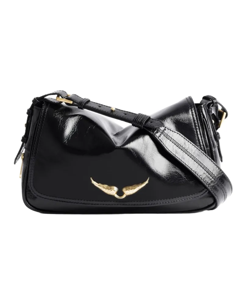 Zadig & Voltaire Tasche Le Zouzou Vintage Patent Schwarz