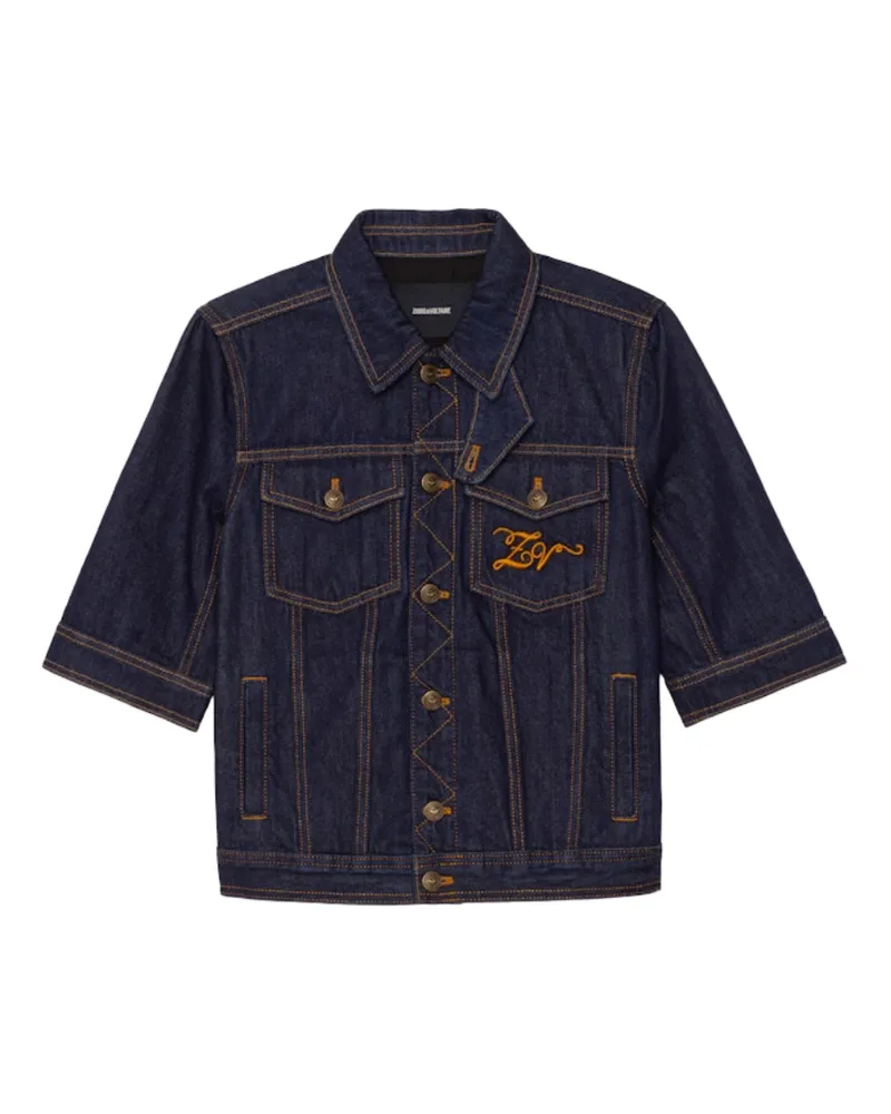 Zadig & Voltaire Jacke Kyo Denim Blau