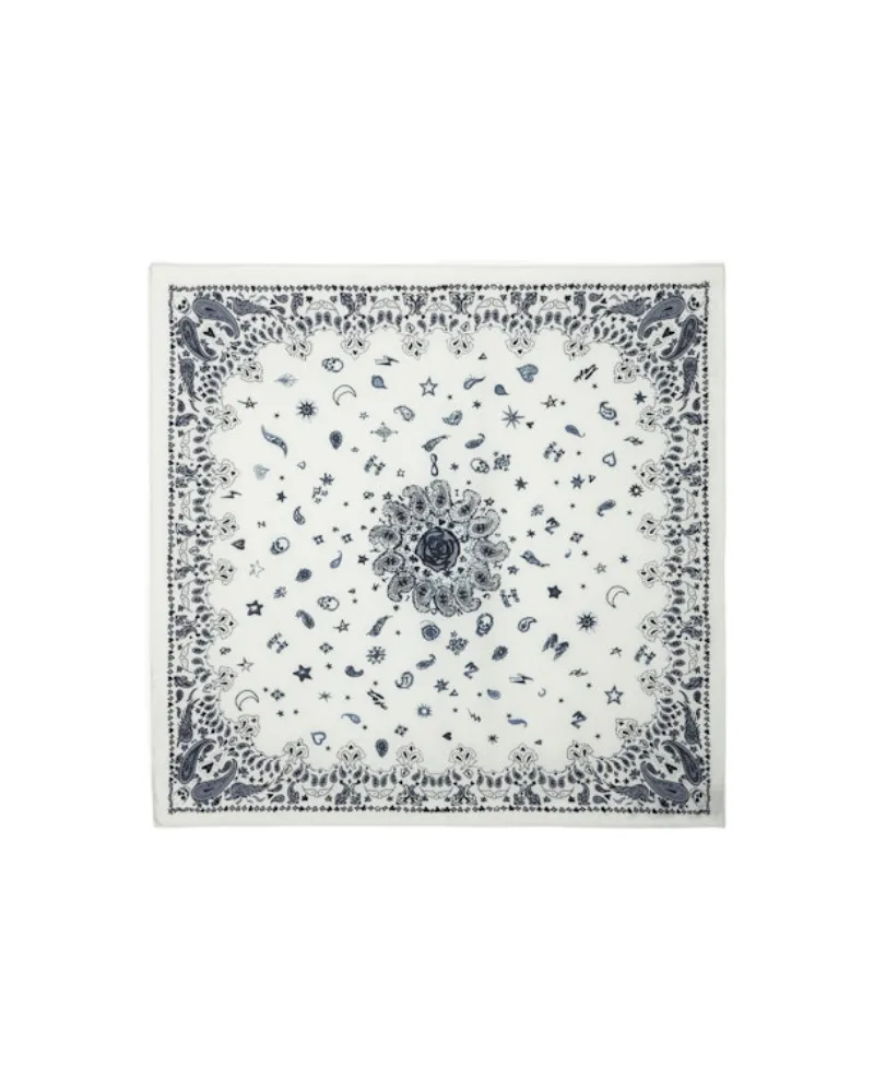 Zadig & Voltaire Debbie Bandana 65 Tuch Blau