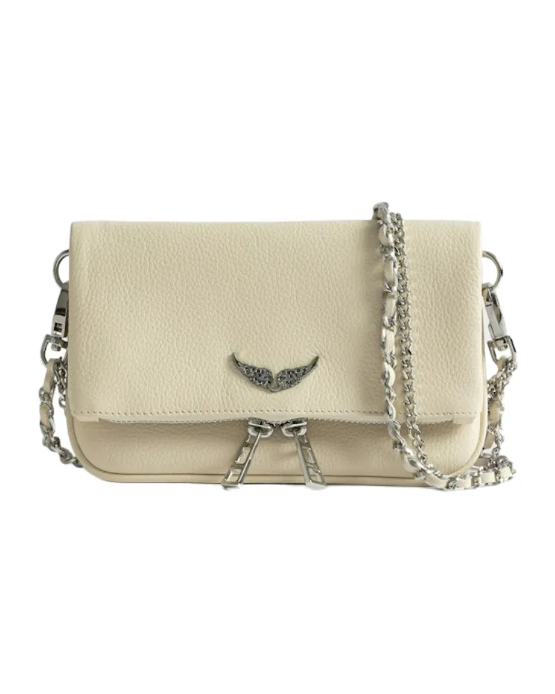 Zadig & Voltaire Rock Mini Clutch Weiß