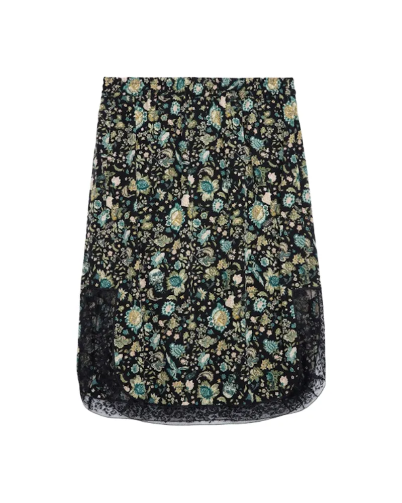 Zadig & Voltaire Rock Jozy 100% Seide Schwarz