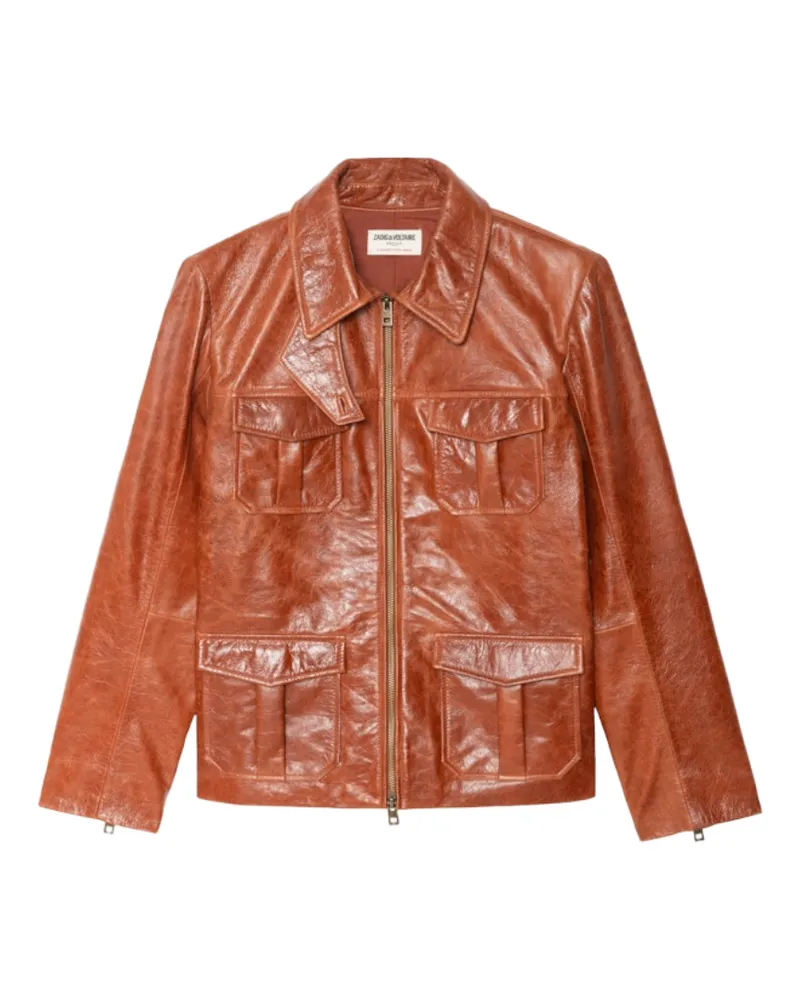 Zadig & Voltaire Lederjacke Lienna Rot