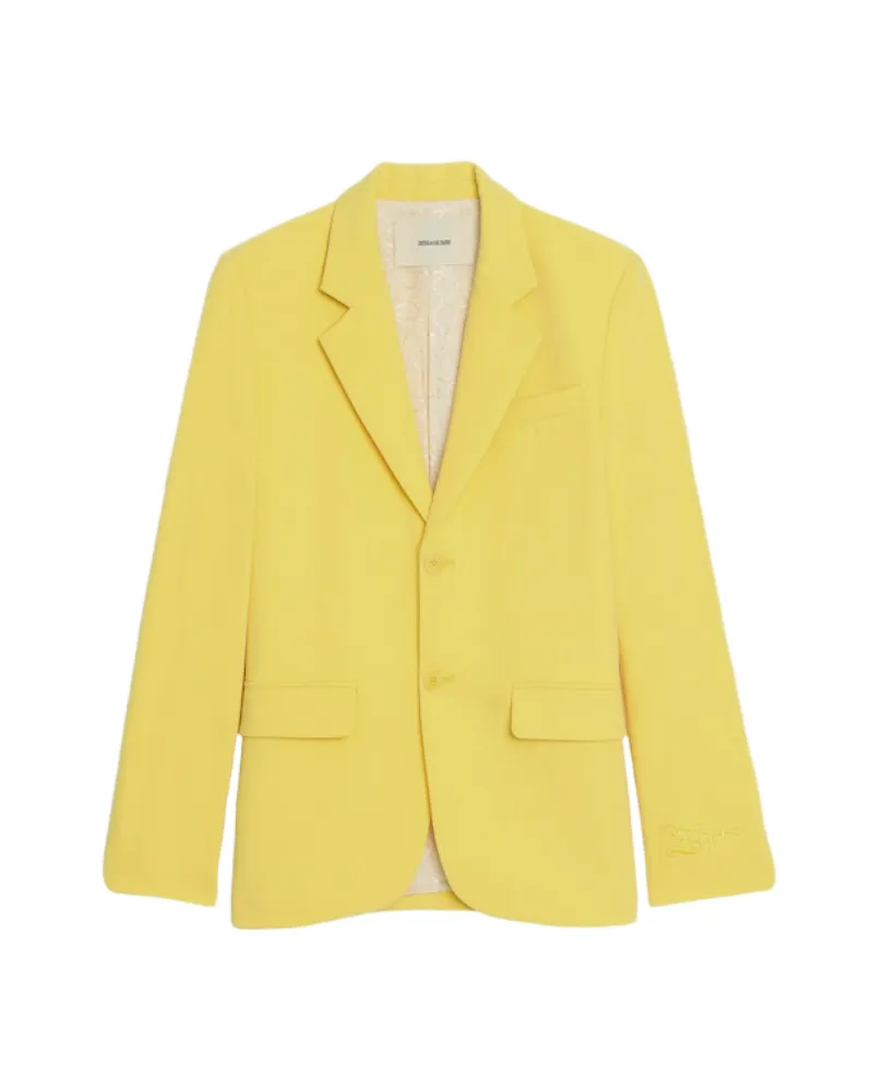 Zadig & Voltaire Blazer Vanille Gelb