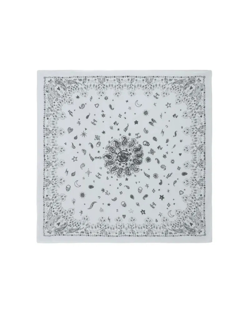 Zadig & Voltaire Schal Blondie Bandana 85 Grau