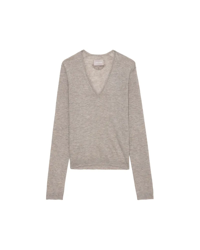 Zadig & Voltaire Pullover Rivy 100% Kaschmir Latte