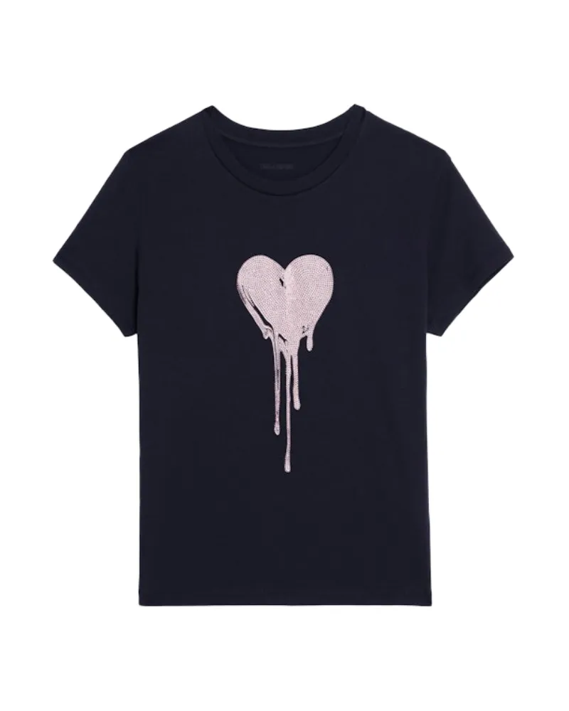 Zadig & Voltaire T-Shirt Walk Blau