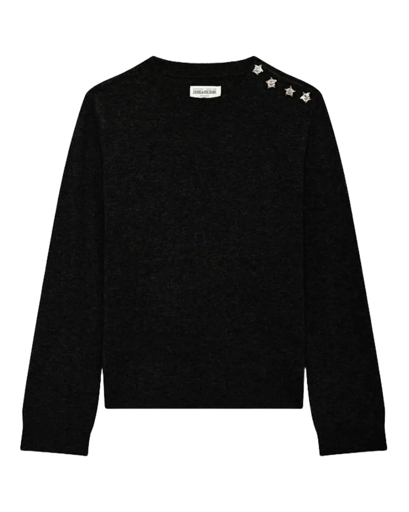 Zadig & Voltaire Cara Pullover 100% Kaschmir Schwarz