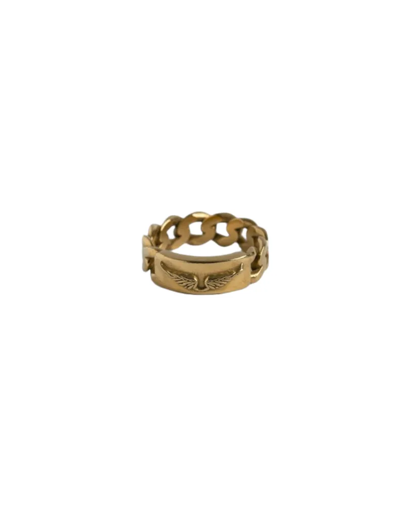 Zadig & Voltaire Ring Chain Gelb
