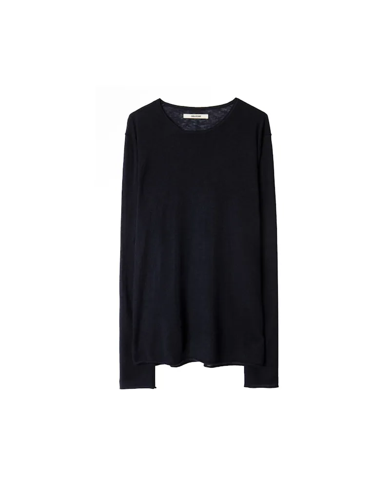 Zadig & Voltaire Pullover Teiss 100% Kaschmir Tintenblau