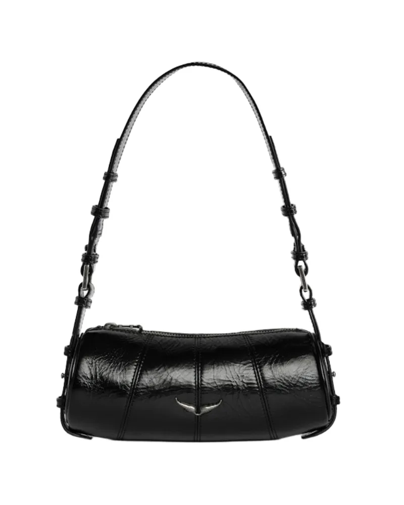 Zadig & Voltaire Tasche Le Roudoudou Vintage Patent Schwarz