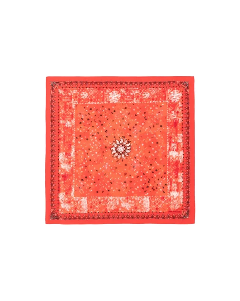 Zadig & Voltaire Blondie Vintage Bandana Schal 62 Rot