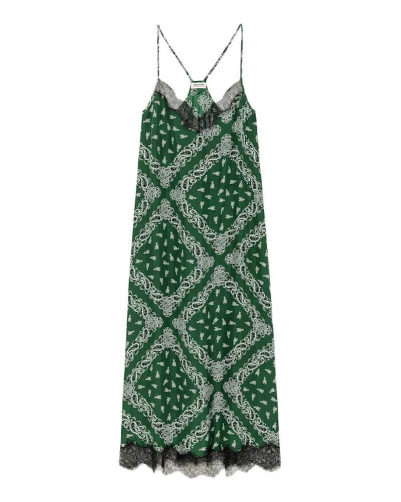 Zadig & Voltaire Kleid Respa 100% Seide Grün