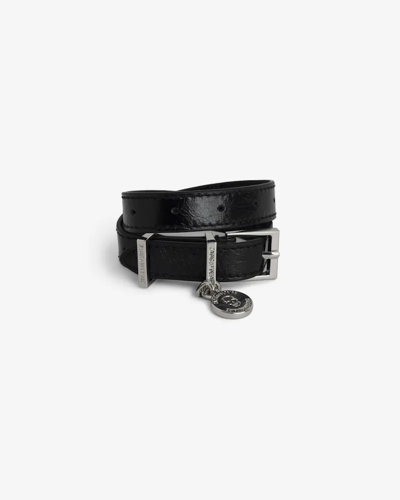 Zadig & Voltaire Armband Sunny Leder Black