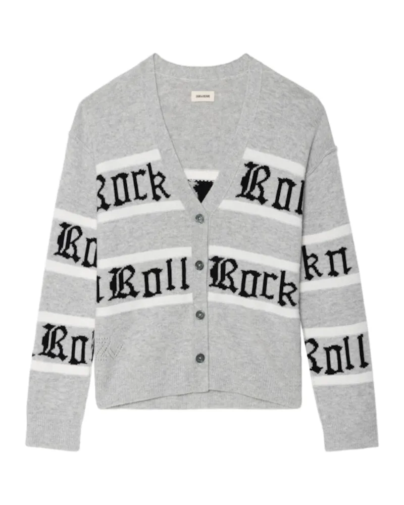 Zadig & Voltaire Strickjacke Mirkaz Grau