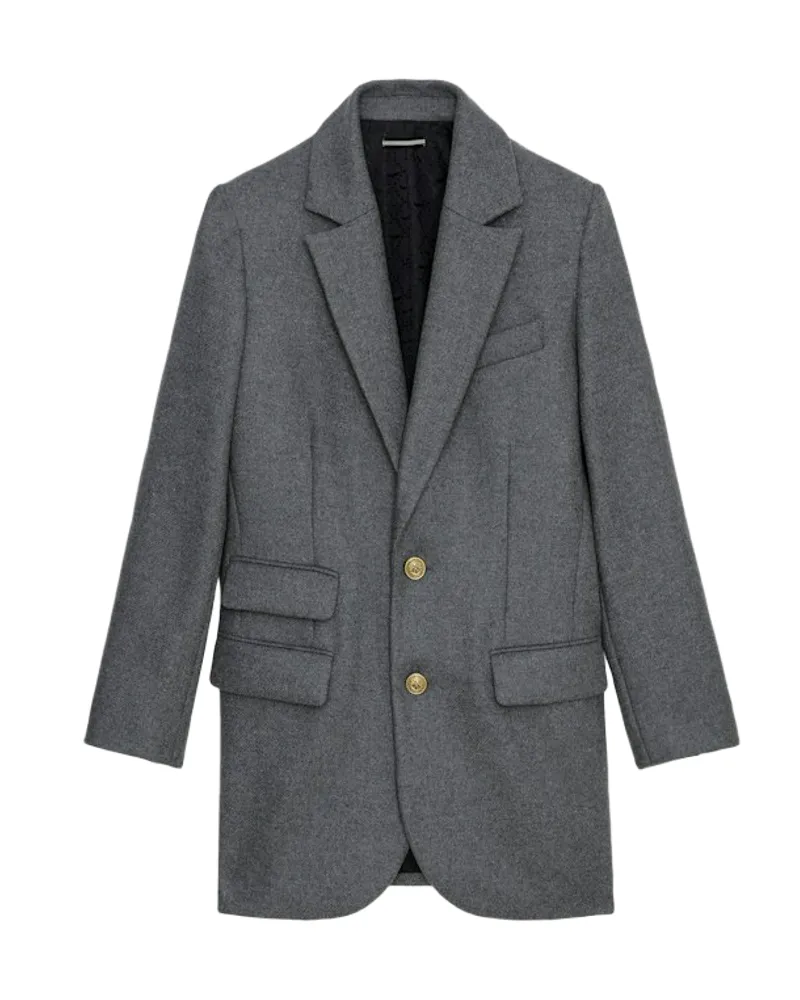 Zadig & Voltaire Mantel Violet Schwarz