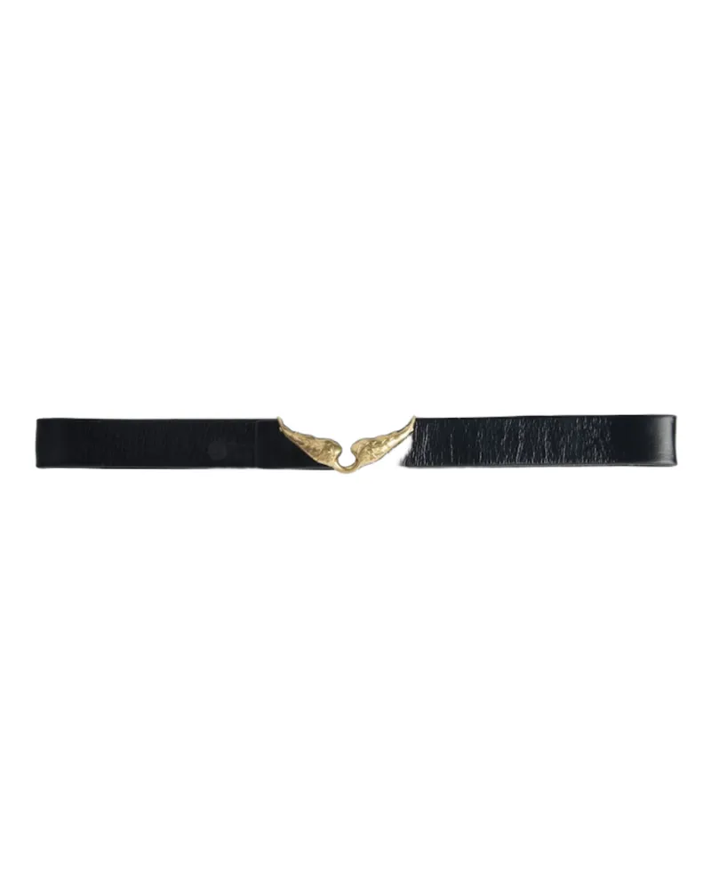 Zadig & Voltaire Gürtel Rock Reversible Vintage 30mm Schwarz