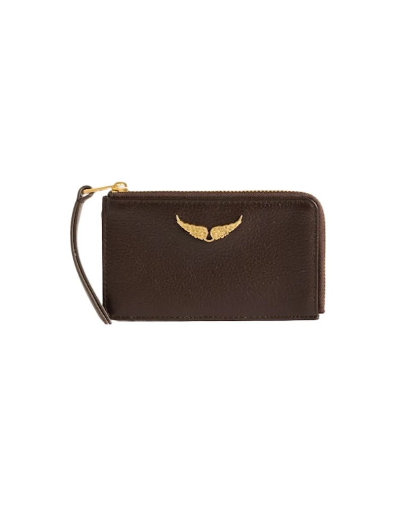 Zadig & Voltaire ZV Card Kartenetui Braun