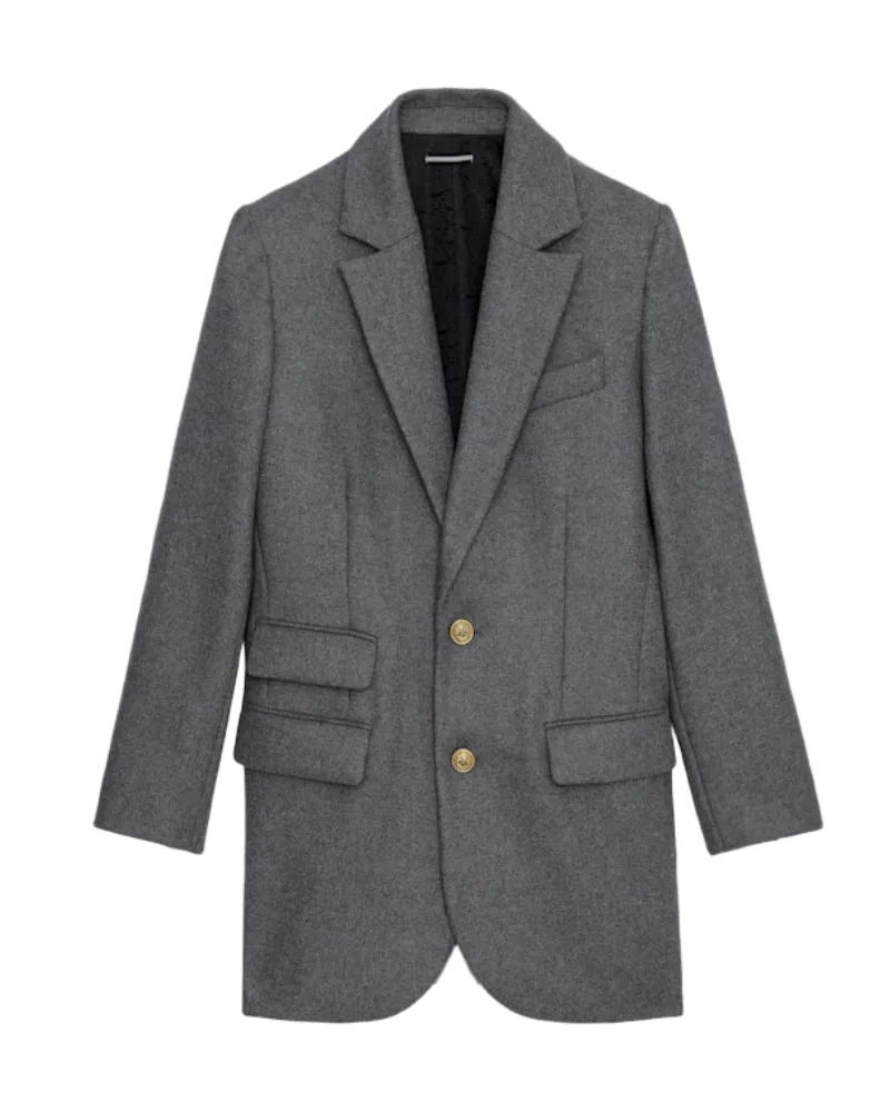 Zadig & Voltaire Mantel Violet Schwarz