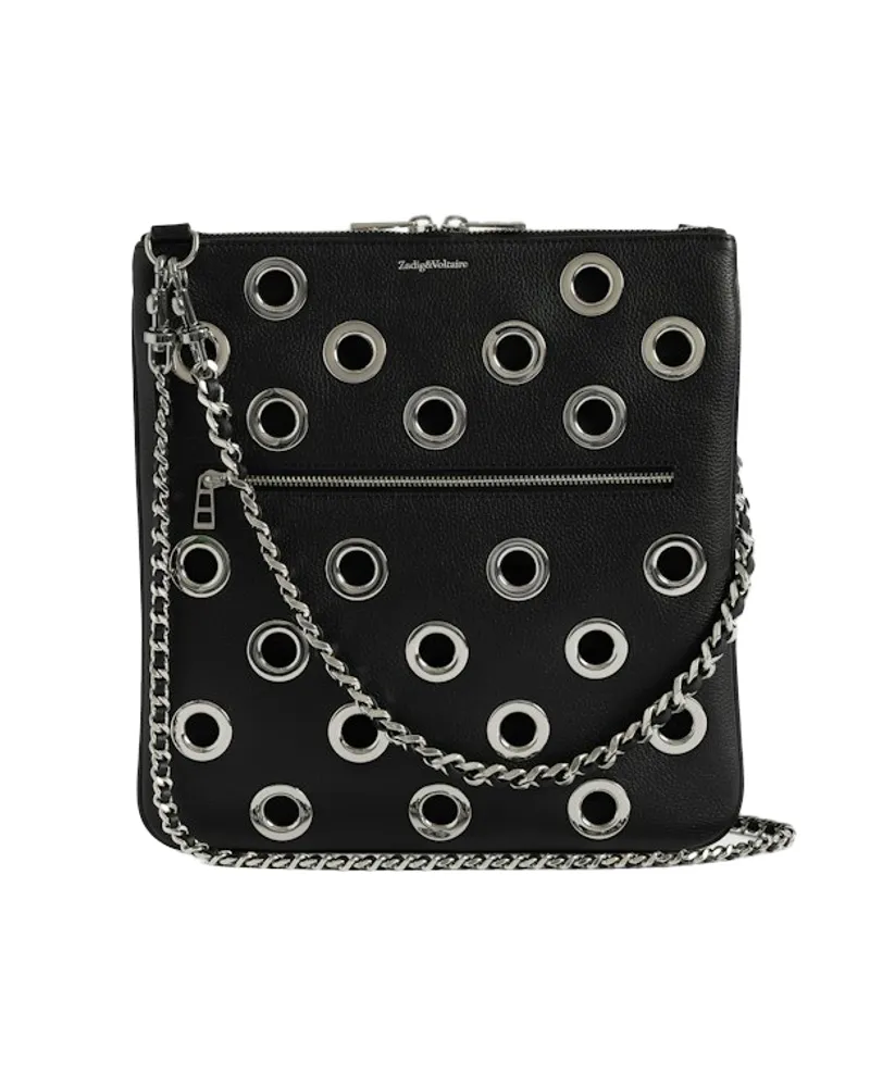 Zadig & Voltaire Rock 26 GL Eyelets Clutch Schwarz