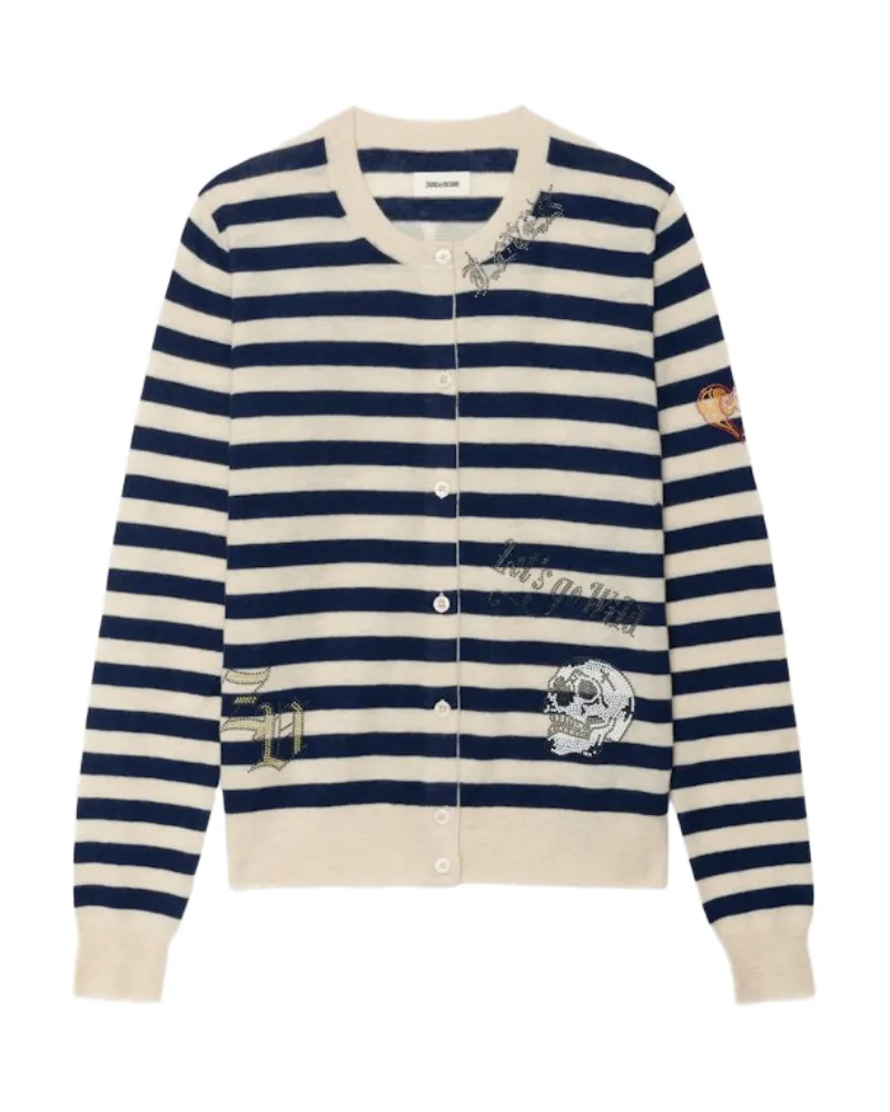 Zadig & Voltaire Cardigan Missya 100% Kaschmir Blau