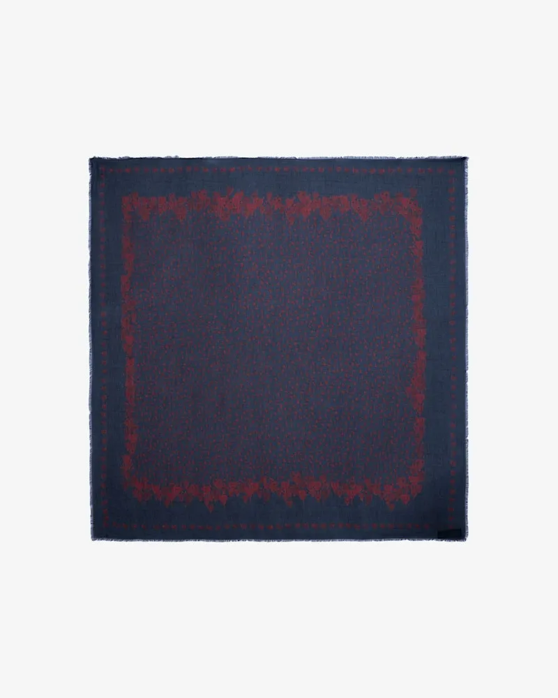 Zadig & Voltaire Schal Kerry Hearts 135 Marine