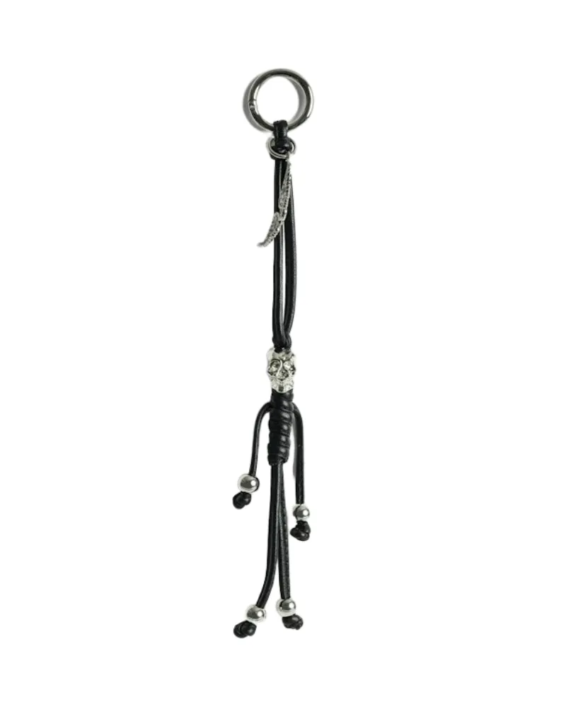Zadig & Voltaire Skull Schlüsselanhänger Schwarz