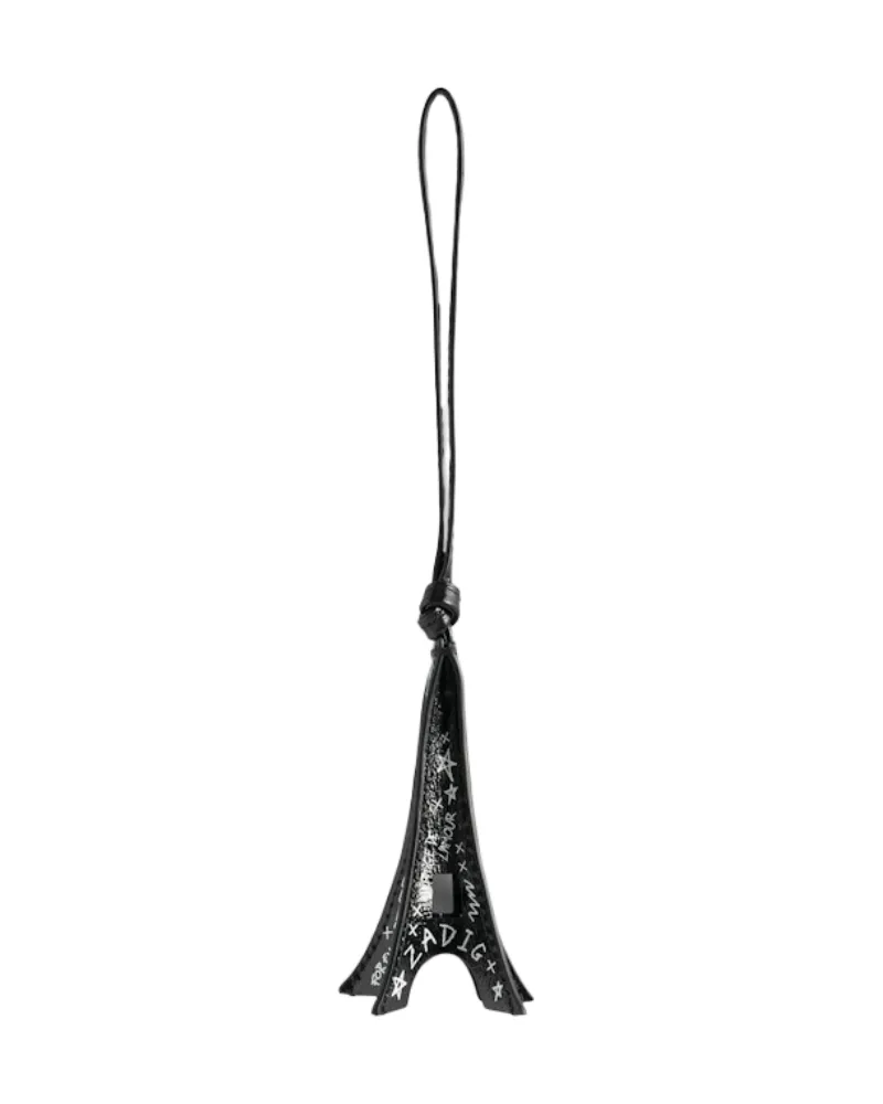 Zadig & Voltaire Schlüsselanhänger Zadig Tower Schwarz