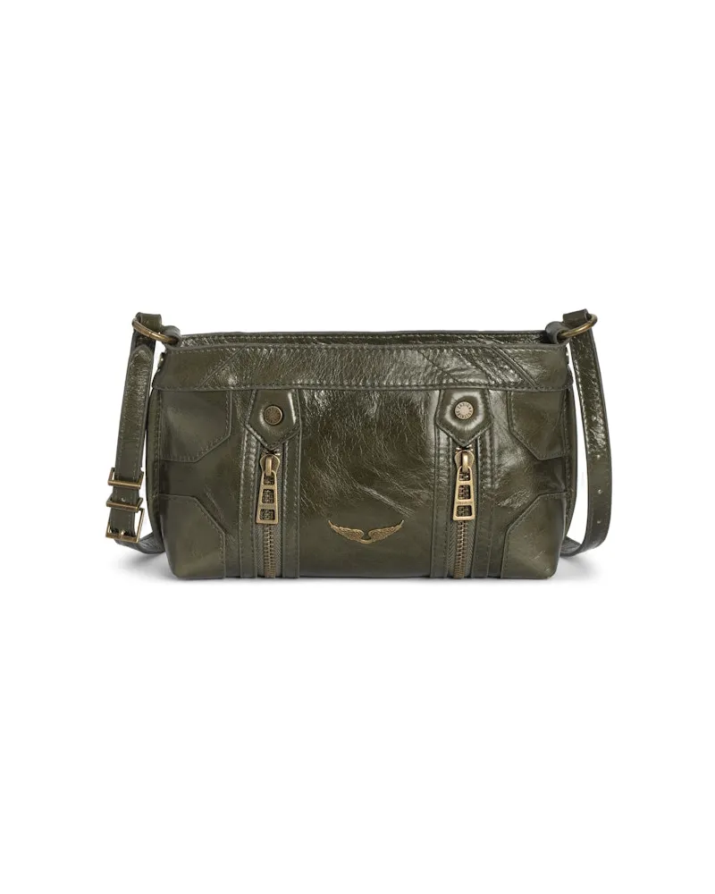 Zadig & Voltaire Sunny Mood Vintage Patent Tasche Grün