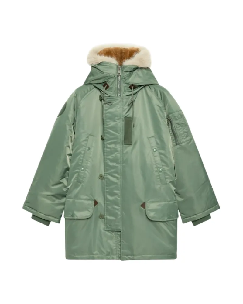 Zadig & Voltaire Kabol Satin Parka Beige