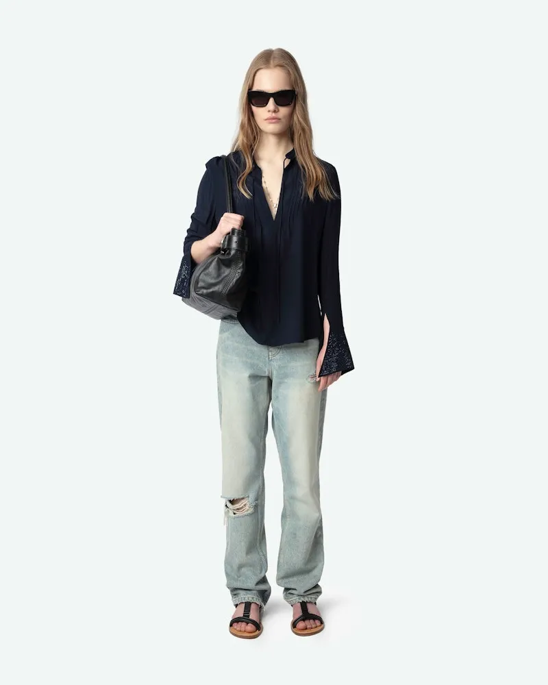 Zadig & Voltaire Bluse Taika Encre