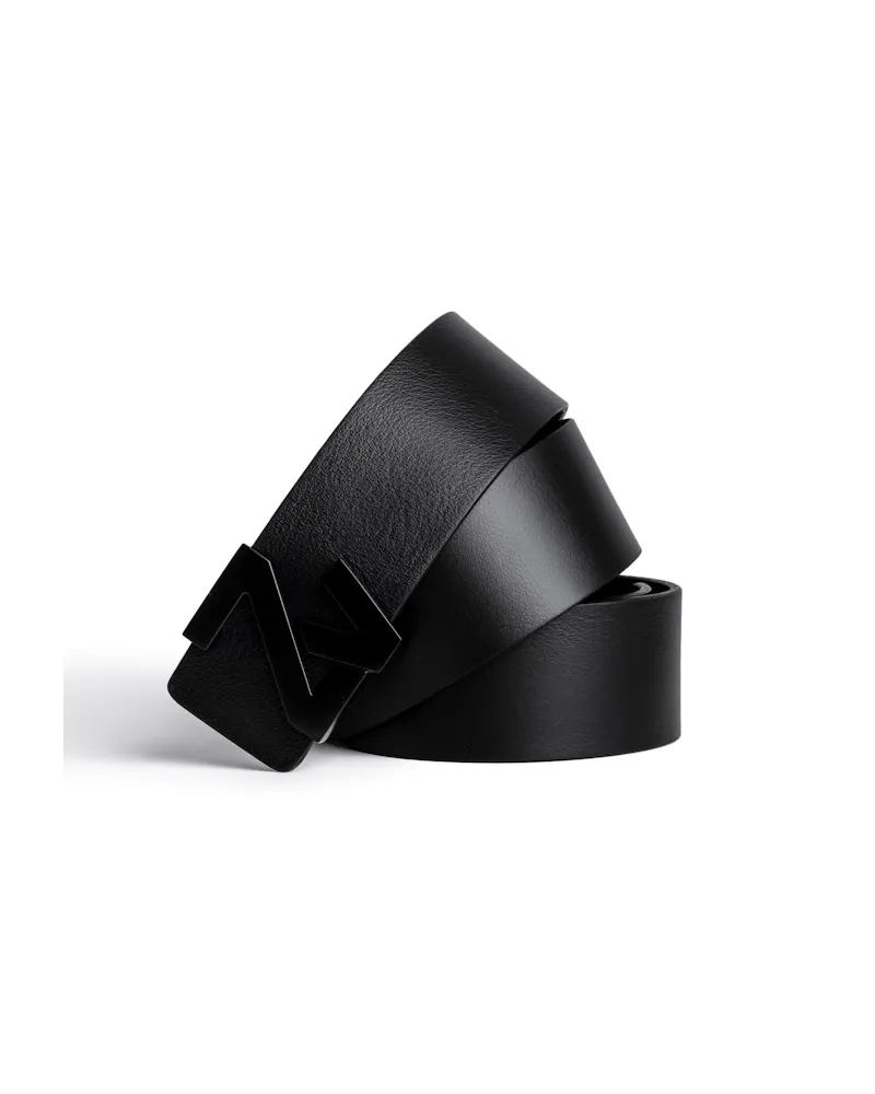 Zadig & Voltaire Gürtel Zv Initiale La Belt Schwarz